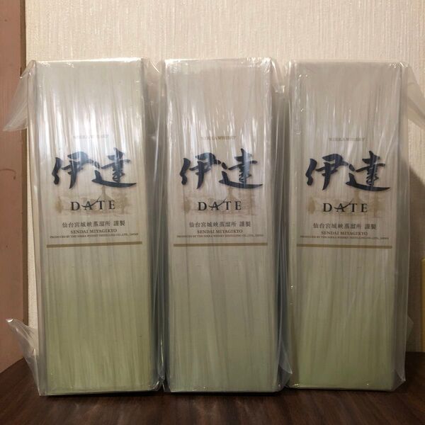 【伊達3本セット】「新品」ニッカNIKKA/伊達/ブレンデッドウイスキー/化粧箱付き/DATE/3本セット販売