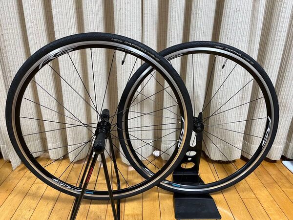 ★中古超美品! シマノWH-100RS前後2本セット+ビットリア ザッフィーロ ★★★直接引取り限定