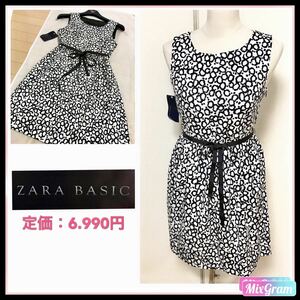 定価6.990円、ZARA BASIC ワンピース、ヤフオク レディース 激安 素敵 ブランド 上品 可愛いおしゃれ 通学 通勤 デート 合コン タグ付き