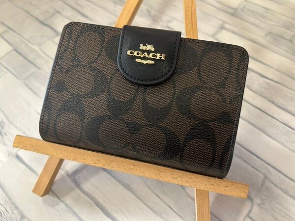【COACH】☆新品未使用☆二つ折り財布 C0082