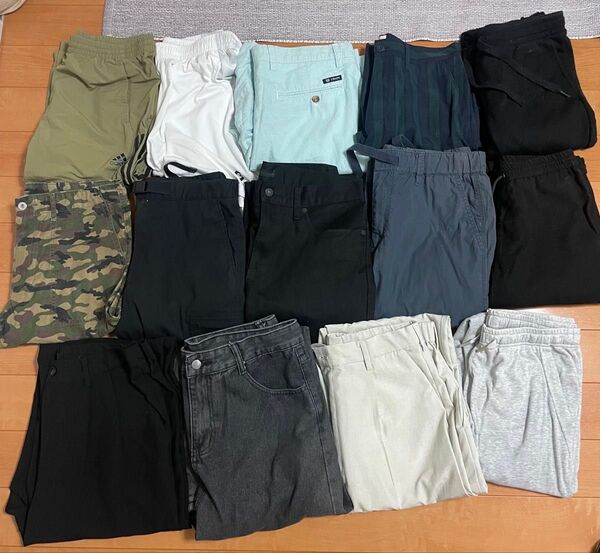 メンズ パンツ ボトムス まとめ売り 14枚 古着卸 パンツ スラックス ボトムス ワークパンツ