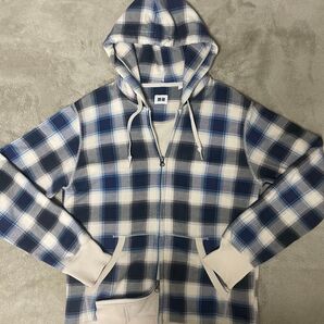 00'a UNIQLO チェック フルジップパーカー old uniqlo