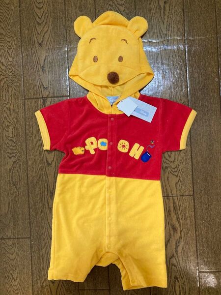 新品 未使用 ロンパース 90 ディズニー Disney プーさん Pooh 男の子 女の子
