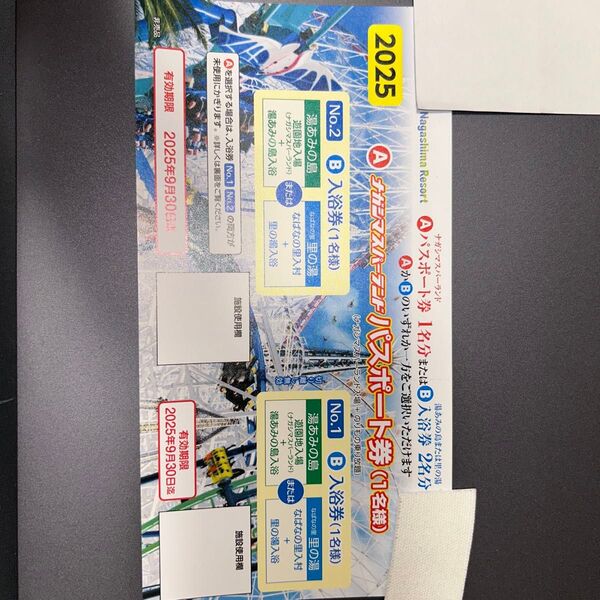 ナガシマスパーランド パスポート券