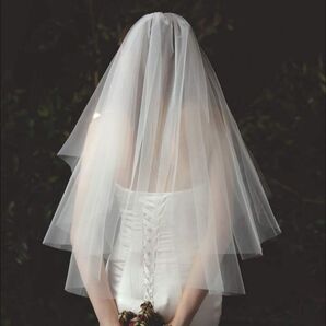 ウェディングベール 無地 結婚式 花嫁
