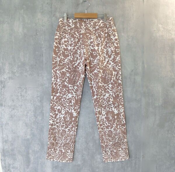 DoCLASSE☆ボタニカル 花柄 ストレッチ グロップドパンツ サイズ7 S〜Mサイズ