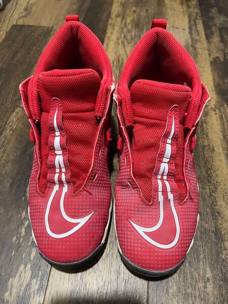最終値下げ中 NIKE ハイカットスパイク レッド