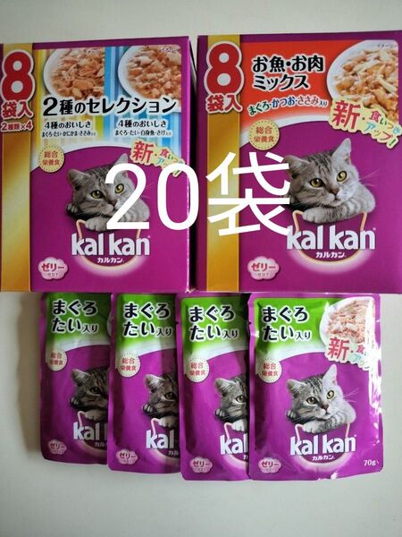 カルカン パウチ 4種 計20袋