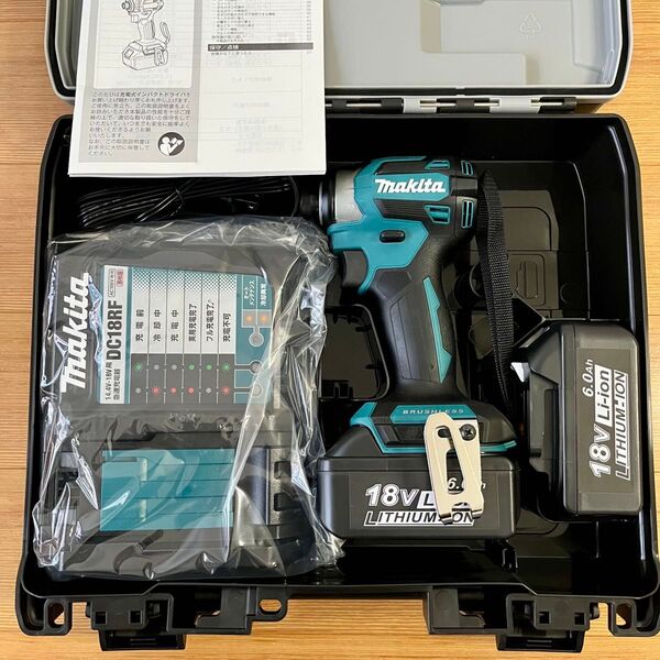 未使用品 マキタ makita インパクト ドライバ TD173 ブルー 青 18v DRGX