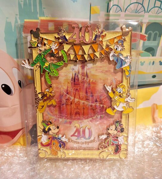 東京ディズニーリゾート 40周年記念 フォトフレーム 写真立て ドリームゴーラウンド