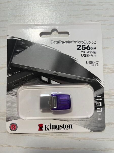 キングストン DataTraveler microDuo 3C 256GB USBメモリ