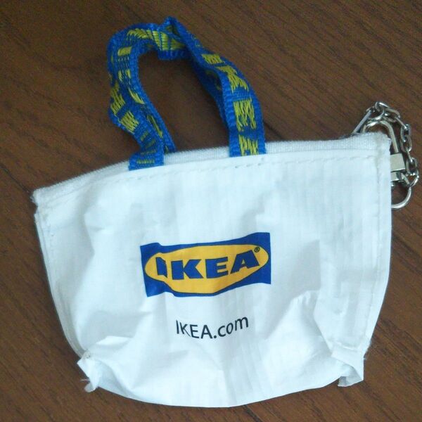 IKEA ミニチュアショッピングバッグチャーム キーホルダー