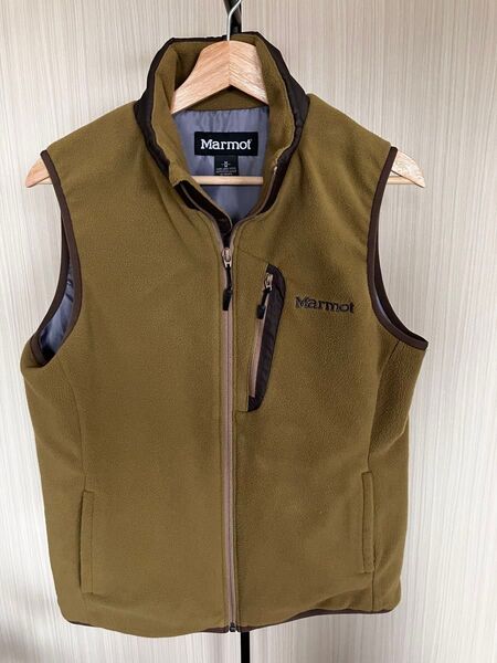 Marmot フリースベスト M ブラウン