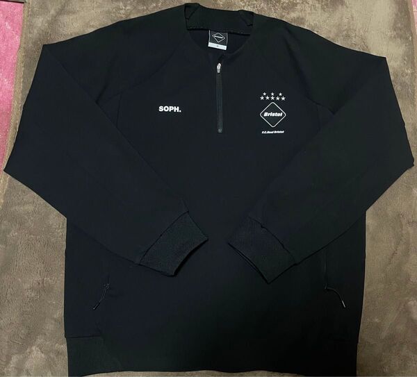 F.C.Real Bristol PDK HALF ZIP TOP BLACK Mサイズ
