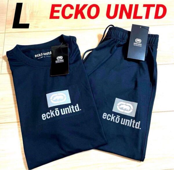 ECKO UNLTD エコーアンリミテッド Tシャツ 半袖 ハーフパンツ 上下セット セットアップ Lサイズ