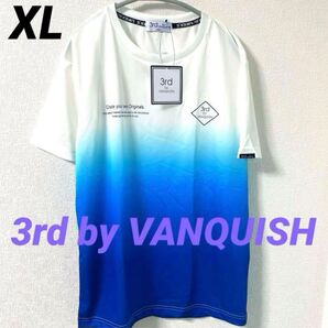【新品】朝倉未来 Tシャツ 3rd by VANQUISH グラデーション 青 LL XL
