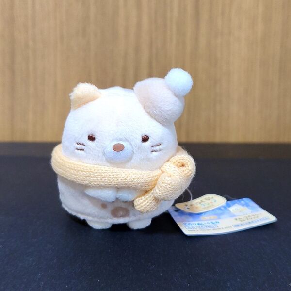 サンエックス すみっコぐらし とかげとおかあさんときらきらな夜 てのりぬいぐるみ ねこ マフラー