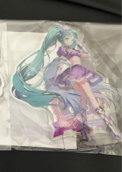 初音ミク セガラッキーくじ アクリルスタンド キラリンパープル