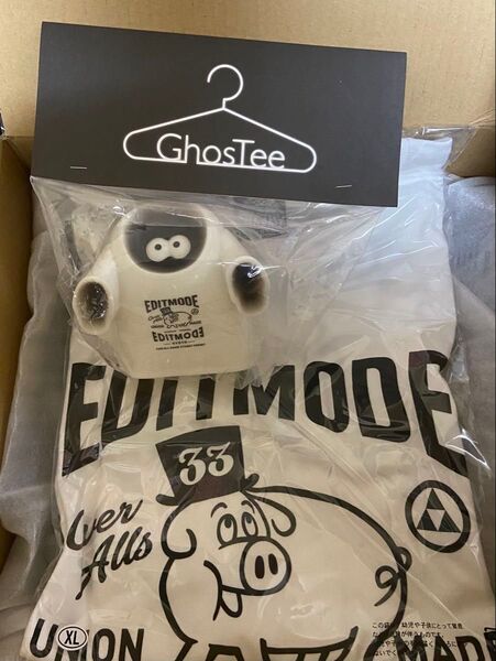 Humanrobot×EDITMODE Tシャツ GhosTee フィギュア XLサイズ 新品未開封