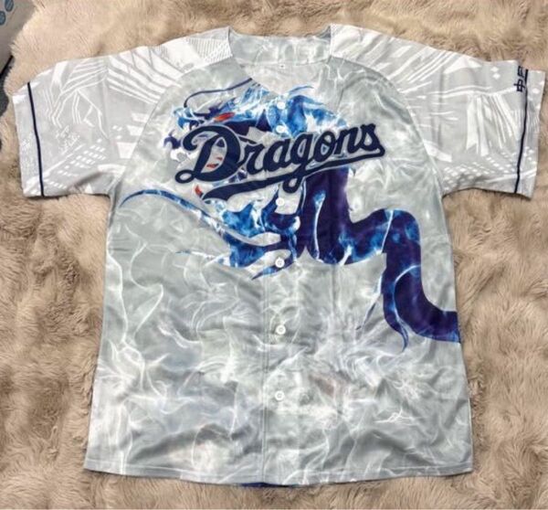 中日ドラゴンズ半袖シャツ Lサイズ ブルー