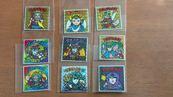 ビックリマン シール ヘッドだらけのビックリマンチョコ 9枚セット(シークレットあり)