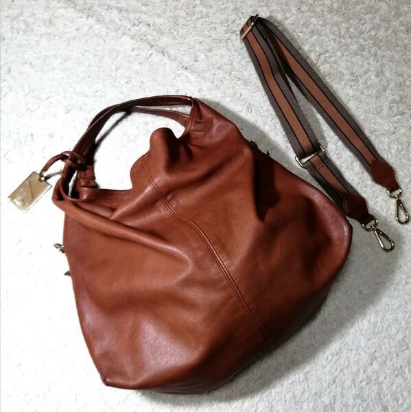 ★FURLA フルラ★ショルダーバッグ エレガント 2way トート 本革 レザー トートバッグ