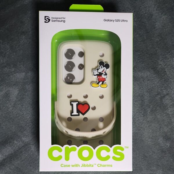 Galaxy S25 Ultra CROCS ケース ベージュ 新品未使用