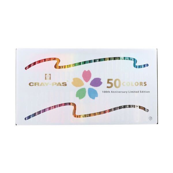 サクラクレパス クレパス太巻50色 アニバーサリー 100周年記念限定パッケー