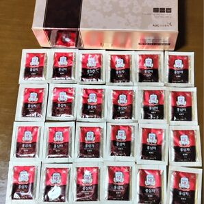 高濃縮極上高麗人参茶『正官庄6年根紅参茶☆茶ラベル』お試し30袋