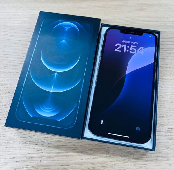 【中古】 iPhone 12 Pro Max パシフィックブルー ・ 512GB ・ SIMフリー