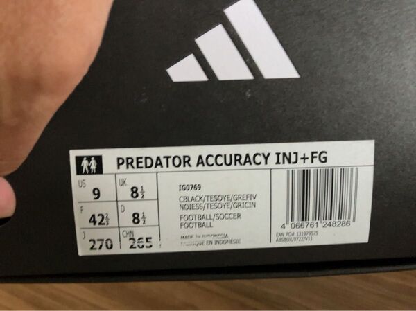 adidas PREDATOR ACCURACY INJ+FG US9