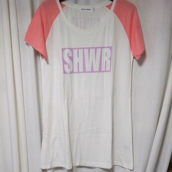 チュニック丈です、パンツの上に、お尻がかくれる、サイズです、これからの夏に役立つTシャツです、S