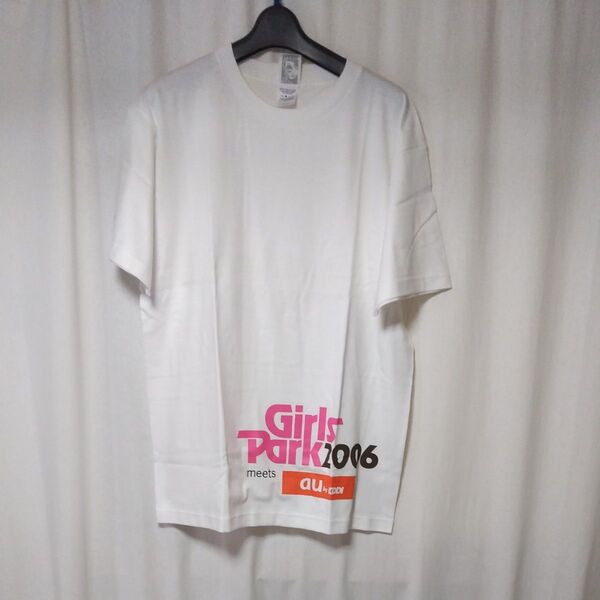 半袖Tシャツ 綿100 吸汗夏の汗の着替えにお尻の隠れる長さです未使用L部屋着寝巻きにいかがですかスペースシャワーとauのこらぼL