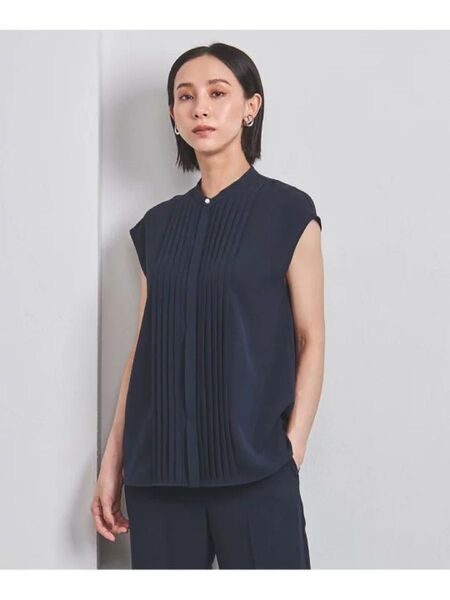 TA/P フロントタック フレンチスリーブ ブラウス UNITED ARROWS サイズ38