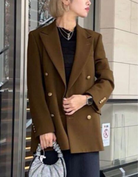 BEAUTY&YOUTH UNITED ARROWS毛ブレンド ダブルジャケット¥39,600サイズM