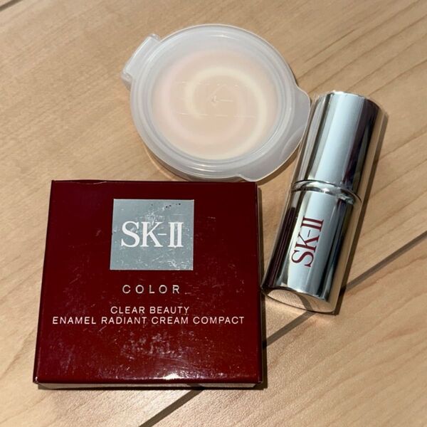 SK-II COLOR クリア ビューティ エナメル ラディアント クリーム コンパクト クリスタル アイボリー(リフィル)
