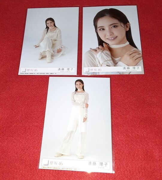 遠藤理子 櫻坂46 生写真 Addiction アルバム セミコンプ 封入
