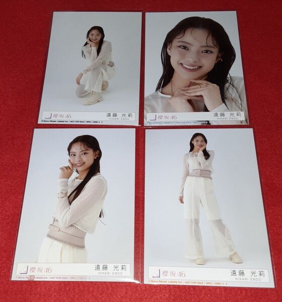 遠藤光莉 櫻坂46 生写真 Addiction アルバム コンプ 封入