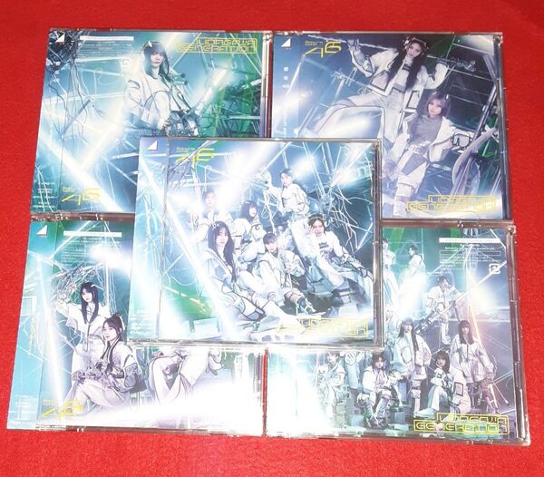 UDAGAWA GENERATION 櫻坂46 初回盤 通常盤 ABCD CD+Blu-ray 5枚セット