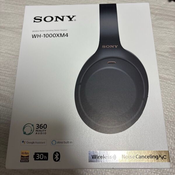 SONY WH-1000XM4 ワイヤレス ノイズキャンセリング ヘッドホン ブラック