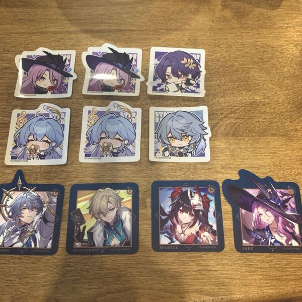 スシロー スターレイル ステッカー ピック セット
