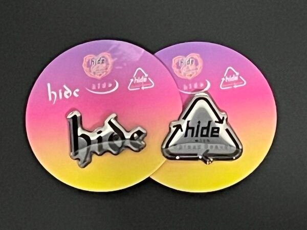 hide ピンズ 2個セット カプセルトイ ガチャガチャ