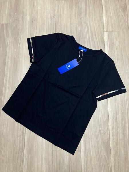 ブルーレーベルクレストブリッジ カットソー Tシャツ 半袖 ネイビー 38M 新品タグ付