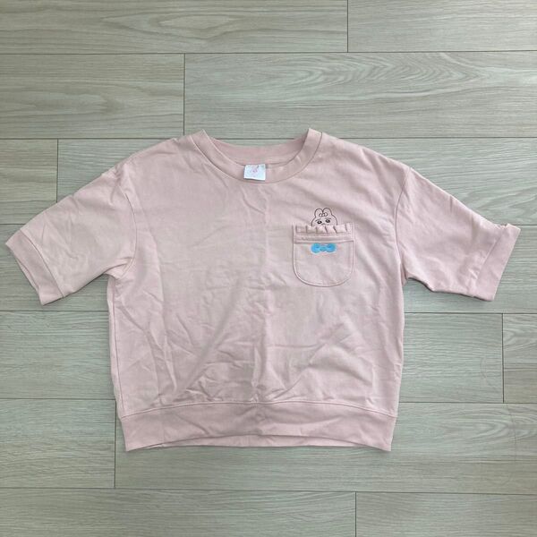 【未使用に近い】ジーユー GU おぱんちゅうさぎコラボスウェットTシャツ ピンク サイズM