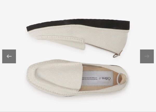 新品!オッフェンsquare-MOCCALA / IVORY 23.5cm