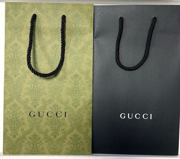 GUCCI ショッパー 紙袋 ショップ袋 2枚セット