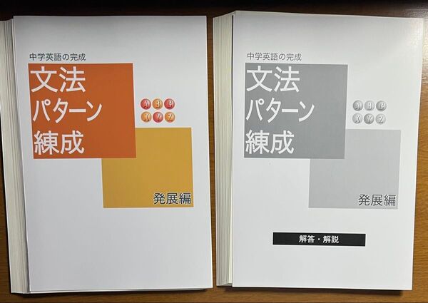 【裁断済】中学英語の完成 文法パターン練成 発展編
