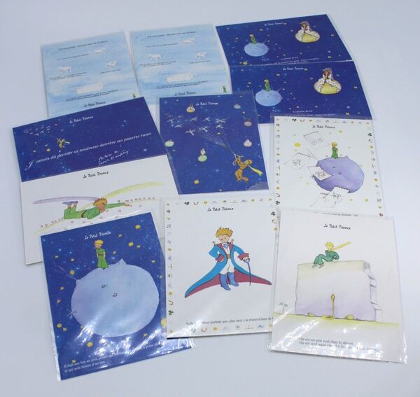 星の王子さま ポストカード9種11枚セット☆サンテグジュペリ Le Petit Prince フランス