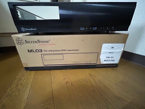中古品 SilverStone PCケース ML03 ブラック