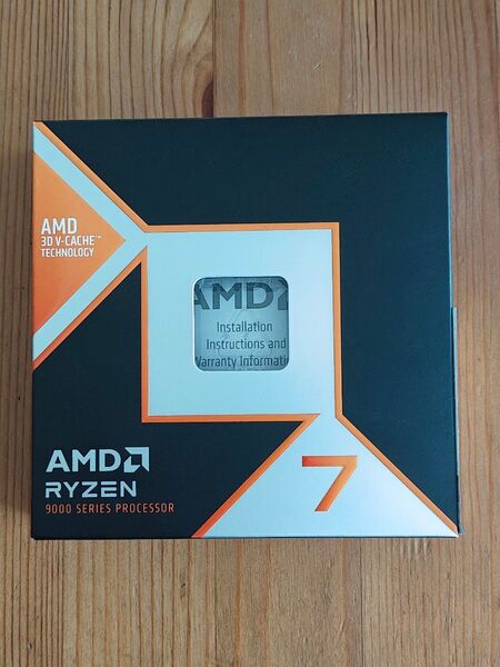 AMD Ryzen 7 9800X3D BOX 国内正規品